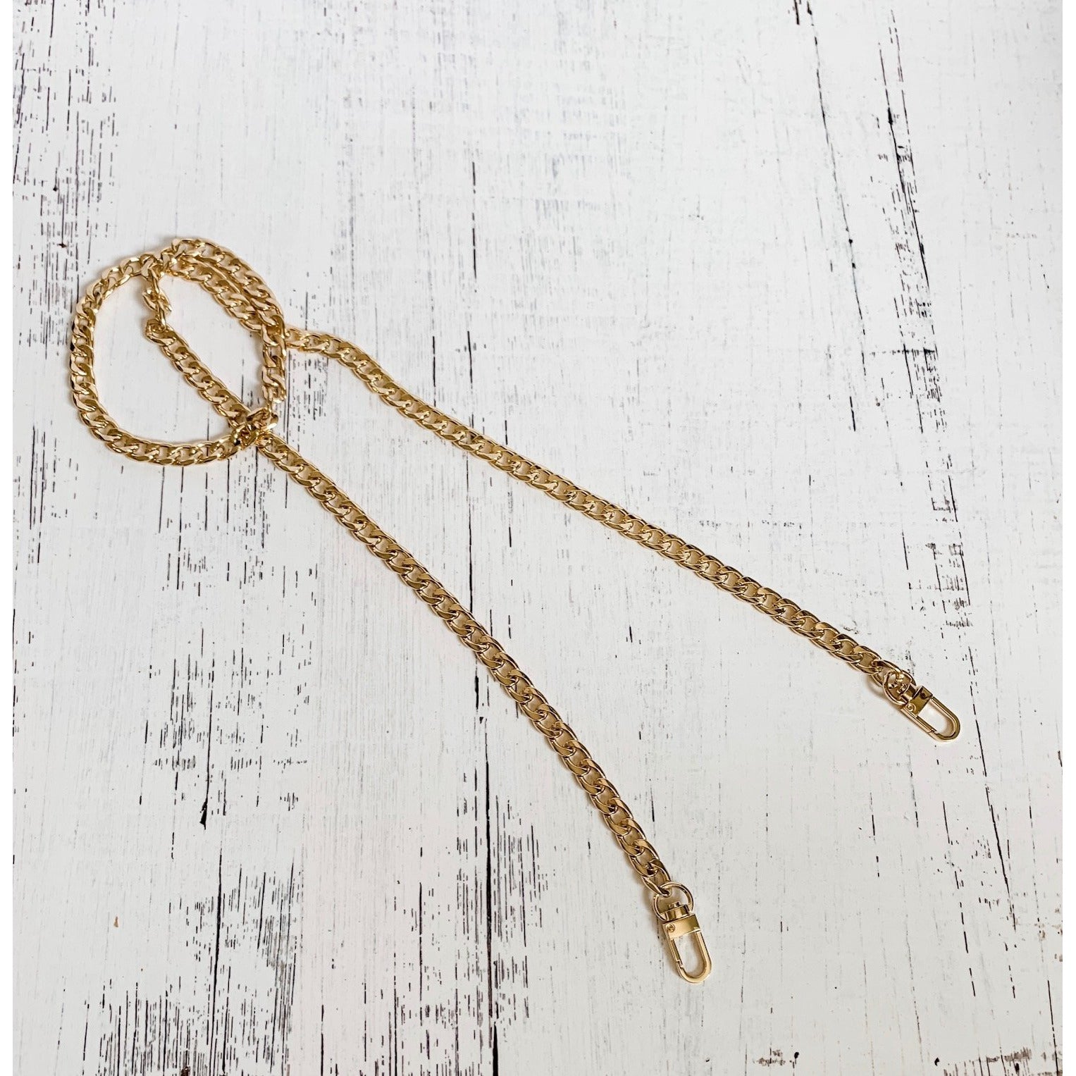 Gold Chain Strap 46.5 inch – Vintage Boho Bags