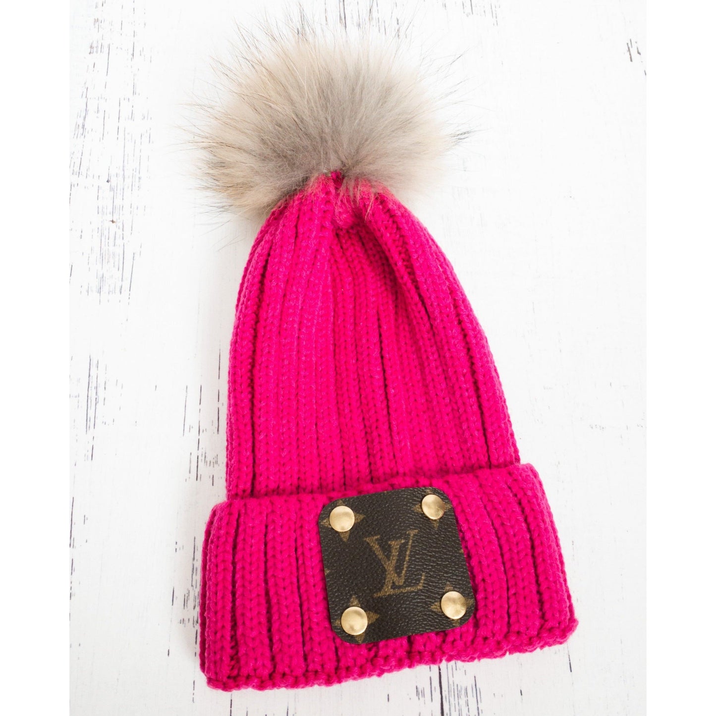 Solid Color Pom Beanies